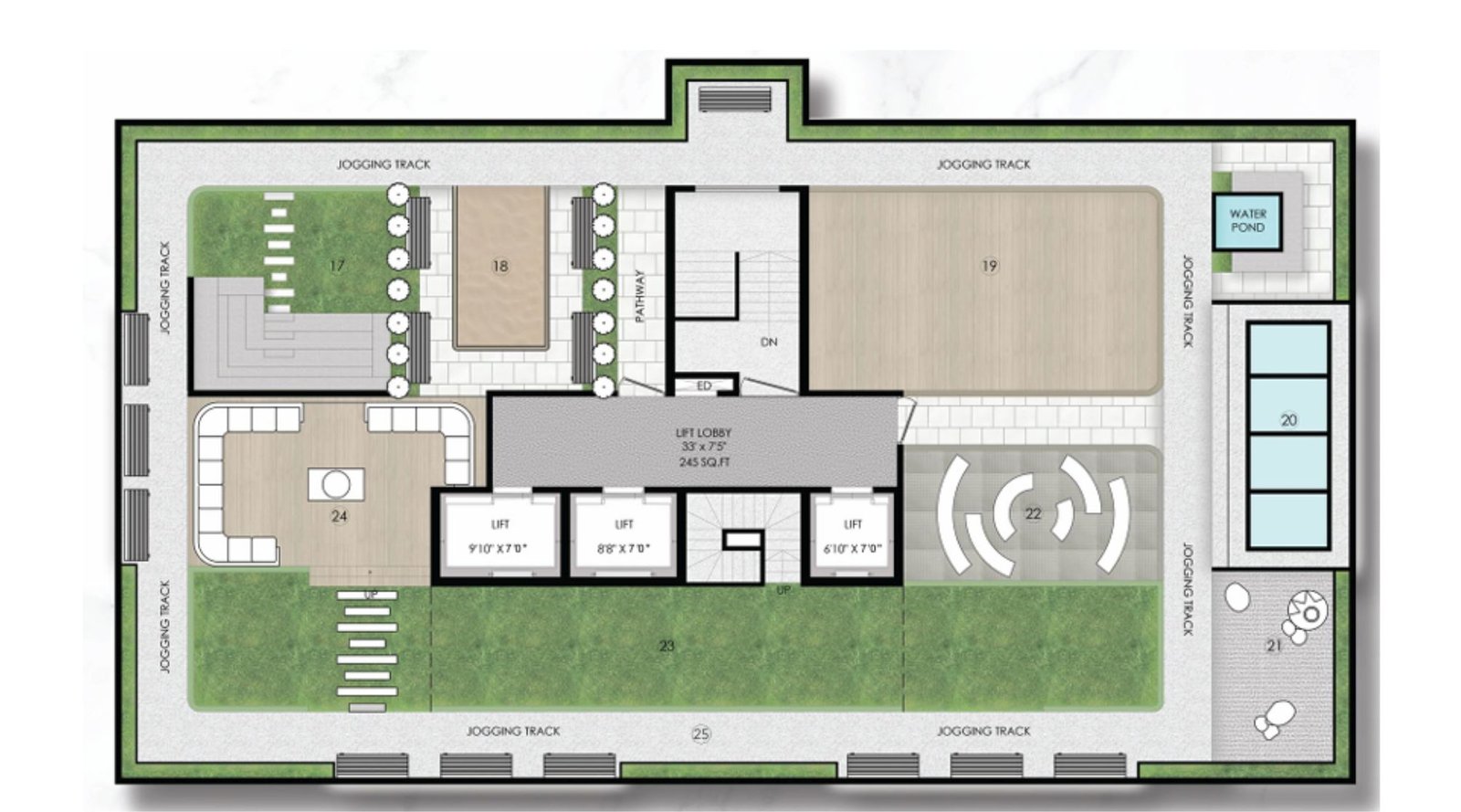Ariha-Vincere-Typical- Terrace-Floor-Plan